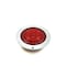 Truck-Lite Low Profile, Led, Red Round, 8 Diode, Marker Clearance Light, Pc, Gray Polycarbonate Flange 10389R - alternate 4